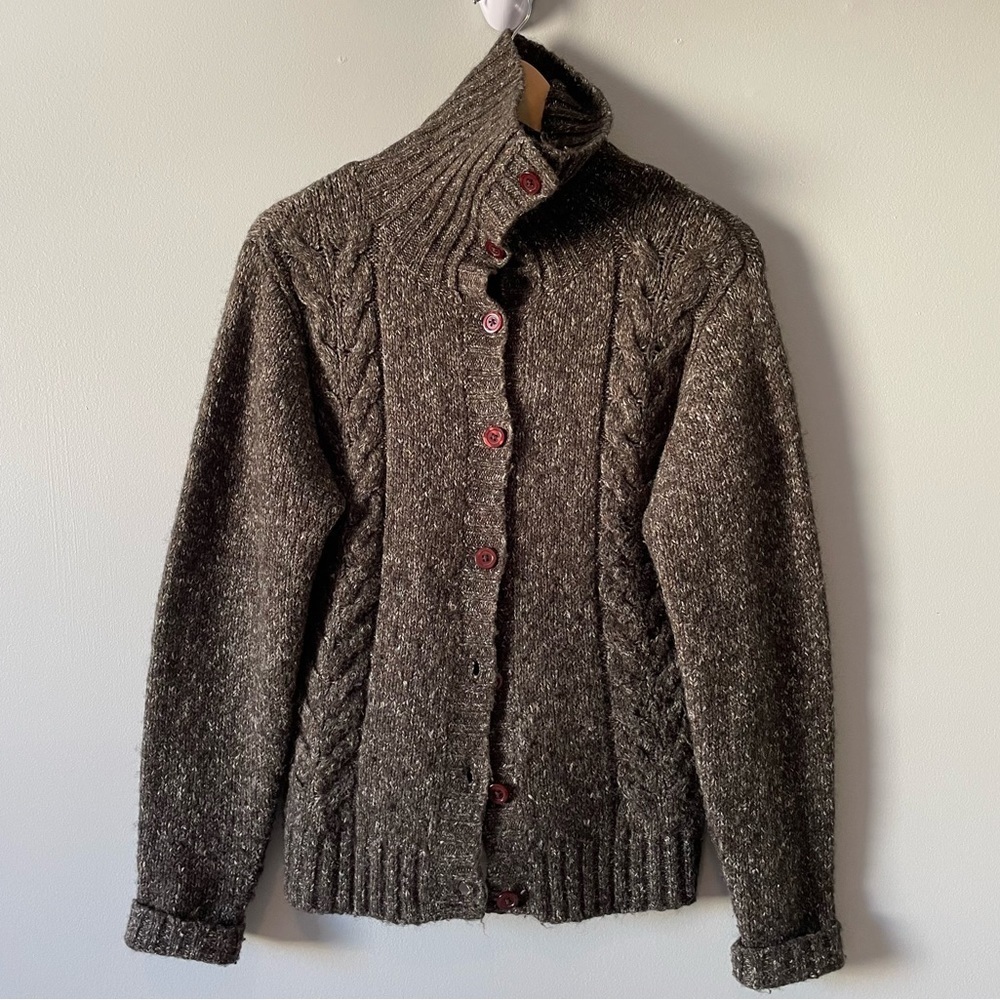 L.L. Bean Knit Wool Cardigan